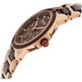 32237-765 Women's Ceramic Brown Dial Rose Gold Steel and Ceramic Day ...