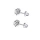 thumbnail image 1 of Pendientes de botón de moda con forma de mariposa, con incrustaciones de circonita y varilla de acero inoxidable de estilo europeo y americano, 1 of 6
