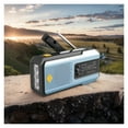 thumbnail image 2 of 2000mAh Multifunctional Hand Crank Radio Type-C Rechargeable Weather Radio Power Bank Phone Charger Solar Disaster Prevention ,Handy Bright, 2 of 4