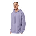 thumbnail image 2 of Bella Canvas Mens Sponge Fleece Drop Shoulder Hoodie, XL, Dark Lavender, 2 of 5