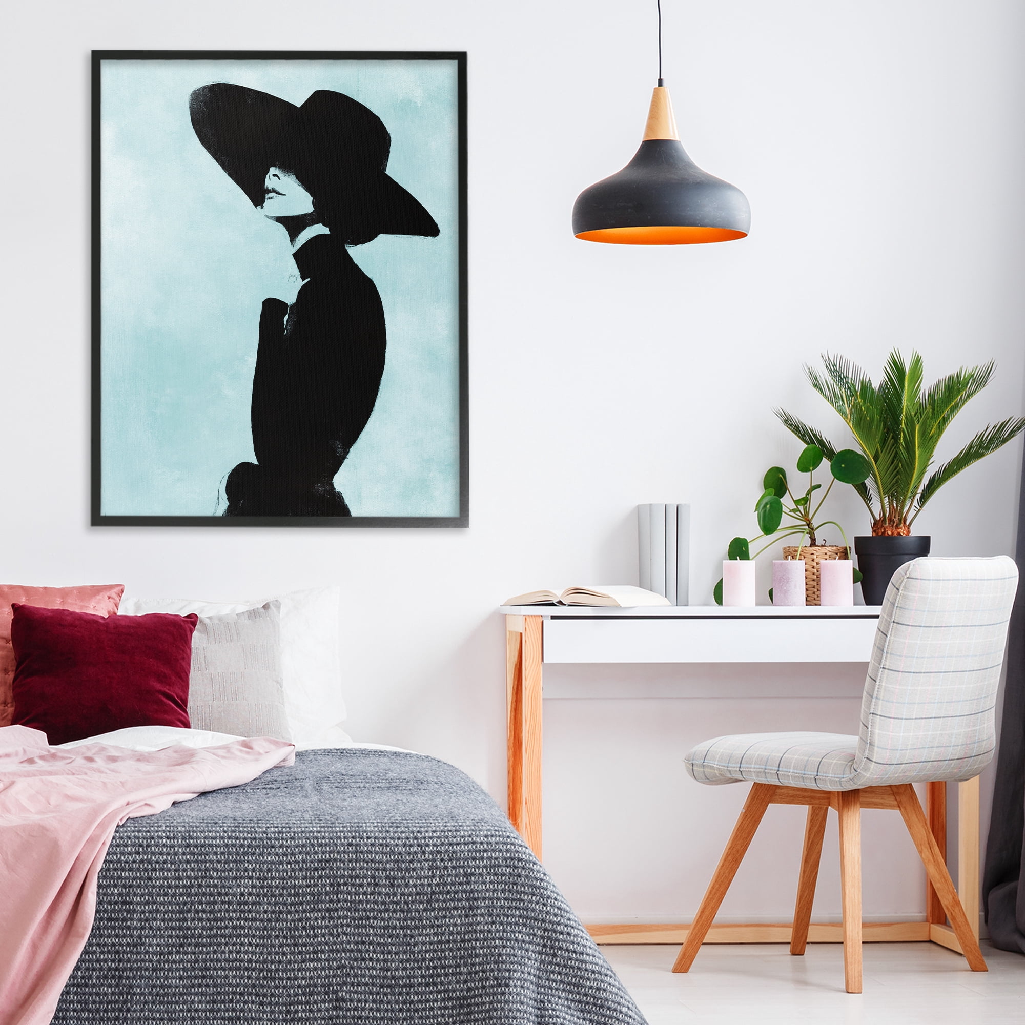 Stupell Industries Eclipse In Black Black Framed Giclee Art, design by Svetlana Aleynikova