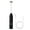 Black, variant on Taolixe Electric Milk Frother Stainless Steel Handheld Milk Mixer Rechargeable Coffee Whisk Egg Beater Kitchen Tool
