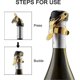 thumbnail image 3 of Stainless Steel Champagne Stopper 2pcs for Cava Prosecco Sparkling Wine Bottle Seal, 3 of 5