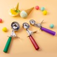 thumbnail image 3 of Ice Cream Scoop, Size Cookie Scoop Melon Baller Scoop with Trigger Release for Meatballs Melon, Ice Cream Scoop Stainless Steel Scoopers, 3 of 9