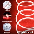 thumbnail image 5 of Gostoto 12V DC 1/3/5/10M Strip Silicone LED Neon Rope Flexible Light Power Adapter Chooseable Touch Switch Dimmable LED Neon Strip Light for Neon Signs Bedroom Indoors Outdoors Home Garden Decor, 5 of 5