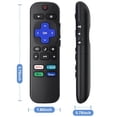 thumbnail image 5 of Universal Remote Control Replacement for Roku TV All Models,Compatible for TCL/Hisense/Sharp/Philips/Onn/Element/Insignia/JVC/RCA R0KU Smart TVs (Not for RokuStick,Box and Players), 5 of 7