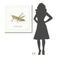 thumbnail image 4 of Global Gallery's 'My Greenhouse Grasshopper' By Lisa Audit Stretched Canvas Wall Art, 4 of 4