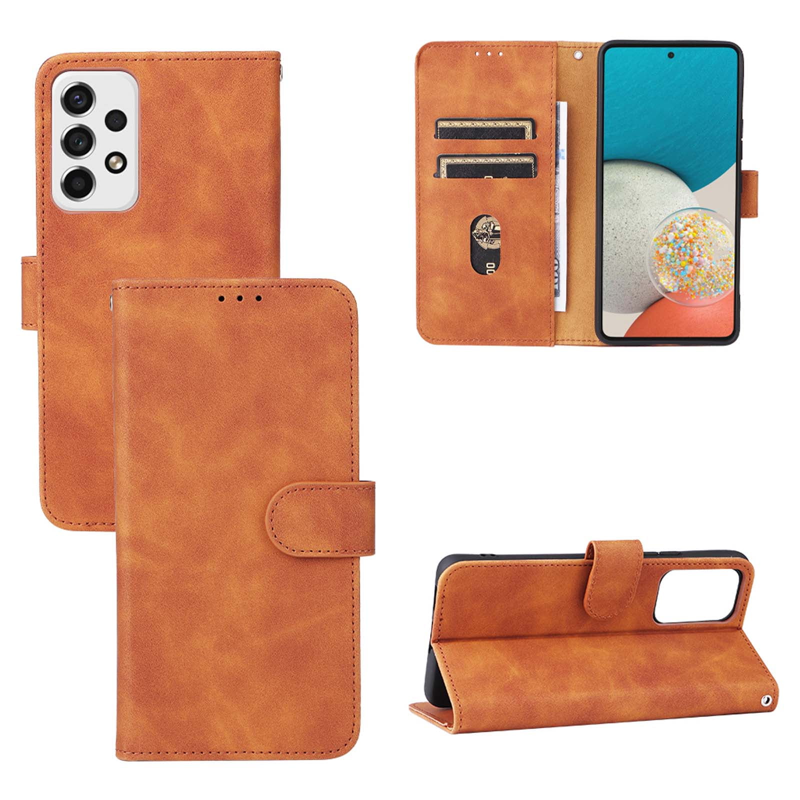 Mantto for Samsung Galaxy A23 5G Case, Classic PU Leather Magnetic ...