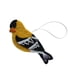 thumbnail image 5 of Adorno de pájaro de fieltro para fotos, colgante para árbol de Navidad amarillo negro, 5 of 9