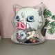 thumbnail image 1 of Un regalo lindo Demon Slayer Kimetsu no Yaiba Chibi Plush - Kyojuro Rengoku Anime Tanjiro Pillow Plushies Decoración de dibujos animados Cojines Fans Regalos 45CM Hashibira Inosuke, 1 of 4
