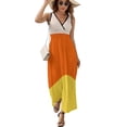 thumbnail image 2 of Candy Corn Pattern Sleeveless Dress Summer Women Clothes Dress for Pregnant Women Dresses, 2 of 9