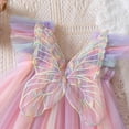 thumbnail image 6 of HCNTES Girls Toddler Kids Summer Princess Dress Short Sleeve Casual Sundress for Little Children Big Kids 3T 4T 5T 6T 7T 8T 9T(6-12 Months,H03-Pink), 6 of 6