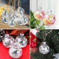 thumbnail image 5 of Adornos navideños transparentes Adornos rellenables 12 piezas Adornos vacíos Adornos acrílicos colgantes Decoraciones para árboles de Navidad Diy para bodas y fiestas de Navidad Rojo Verde Cocina, Decoración y Otros, 5 of 5