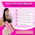 thumbnail image 3 of BBL Pillow Toilet Seat Riser, BBL Toilet Riser, D-Shaped High Density Foam Lumbar Roll Back Support Pillow, Toliet Seat Lift, Yoga BBL Pillow Toilet Riser, Brazilian Butt Lift Toilet Seat, 3 of 5