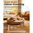 thumbnail image 3 of Pink 4-in-1 Multifunctional Cordless Electric Pet Grooming Clippers Kit for Dogs Cats, 3 of 7