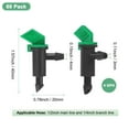 thumbnail image 3 of Uxcell 60-Pack Flag Irrigation Dripper Emitter, 16L/H 4 GPH Plastic Drip Irrigation Connect Irrigation System Parts Tool [Green], 3 of 6