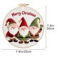 thumbnail image 3 of Conjunto Bordado Kit de bordado navideño para manualidades con motivos florales europeos, ideal para crear arte mural hecho a mano (20 cm, 1 pieza). Rkxzt, 3 of 9
