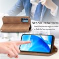 thumbnail image 3 of For OnePlus Nord N200 5G Case with Built-in Card Slots, Allytech PU Leather Shockproof TPU Back Protective Kickstand Magnetic Cover Wallet Purse Case for Oneplus Nord N200 5G, Brown, 3 of 4