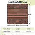 thumbnail image 2 of Boho chic floral design tablecloth with fitted edges, suitable for square dining tables and outdoor entertainment, 2 of 6
