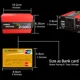 thumbnail image 5 of Inversor de corriente de 200W para coche, convertidor de 12v y 220v de CC de 12V a CA de 220V y 110V, cargador USB portátil de onda sinusoidal modificada para coche brillar Hogar, 5 of 5