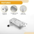thumbnail image 4 of Unique Bargains Engine Oil Cooler No.LR031827 - Transmission Oil Cooler - for Land Rover 2004-2016 Aluminum Alloy, 4 of 6