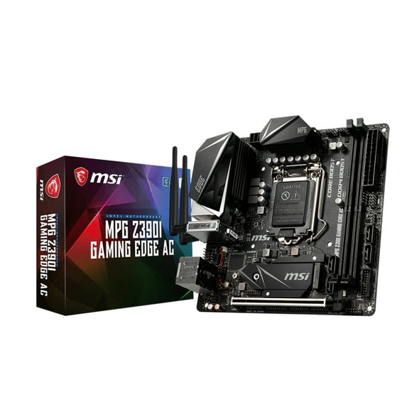 MSI MPG Intel Z390I Gaming Edge AC Gaming Mini ITX DDR4-SDRAM Motherboard