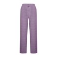 thumbnail image 6 of Women Ribbed Knit Lounge Pants Elastic High Waist Loose Wide Leg Drawstring Pant Fall Comfy Solid Trendy Trousers, 6 of 7