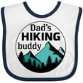 thumbnail image 3 of Inktastic Dad's Hiking Buddy with Mountains and Trees Boys or Girls Baby Bib, 3 of 4