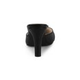 thumbnail image 2 of BLISSFUL STEP Women's Buckle Pointed Toe Stiletto Heel Slides Mules Black 9, 2 of 6