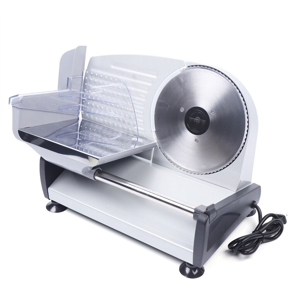 Meat Slicer Electric Deli Food Slicer, Stainless Steel Blade And Food  Carriage, Adjustable Thickness Food Slicer Machine For Meat, Cheese, Bread  - Temu Japan