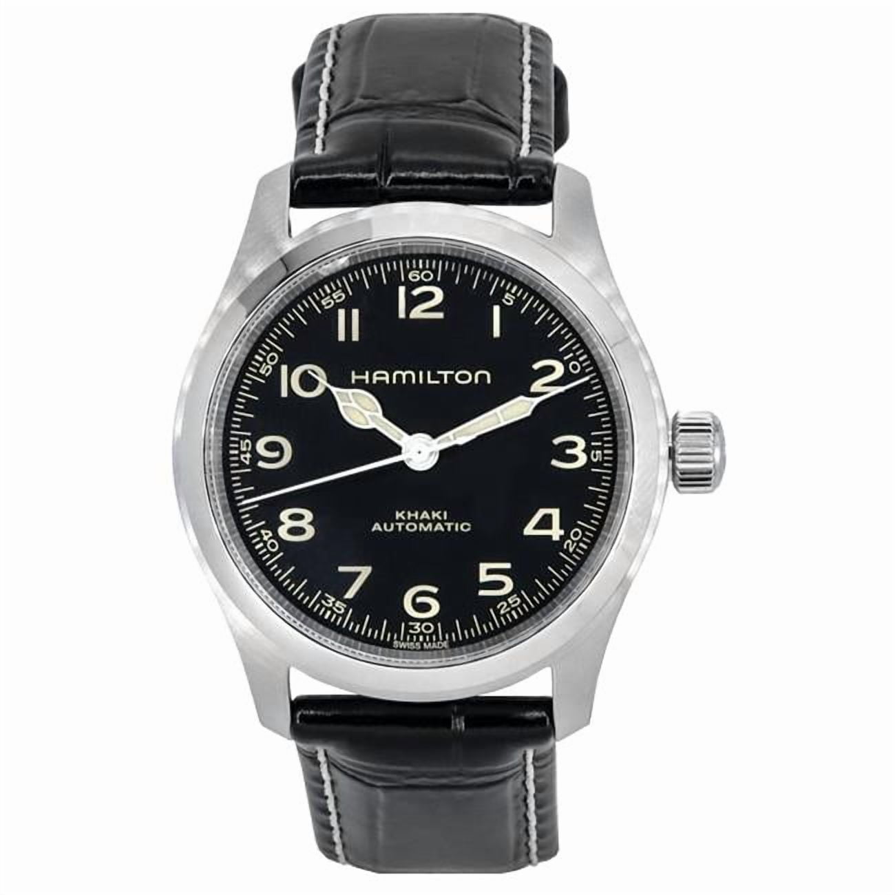 Hamilton Khaki Field Murph Men s Black Strap Automatic Watch - H70405730