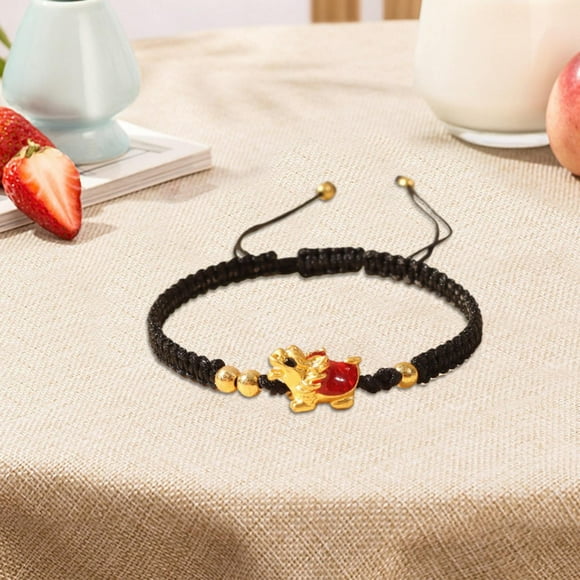 Wentin Bracelets Clearance! 2024 Year Of The Dragon Red String Bracelet New Year Dragon Braided Bracelet Chinese Animal Good Luck Bracelet Adjustable Dragon Charm Bracelet For Women Men