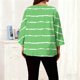 thumbnail image 5 of TaTaai Women's Gradient Print Long Sleeved T-shirt, Plus Size Round Neck Top, Lightweight Soft Design, All Seasons Wear, Casual Daily Party Work Dating Home Outfit Gift, 5 of 6