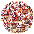 thumbnail image 2 of cartoon Octopus Theme Stickers, Waterproof Octopus Theme Sticker for Water Bottle Laptop Phone Cases Planner Skateboard Luggage Helmet Party Favor Decor, Ideal for Adults Teens Teacher Rewards, 2 of 9