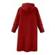 thumbnail image 4 of Puntoco vestido suéter con capucha para mujer primavera e invierno nuevo Color sólido suelto estilo perezoso falda extendida hasta la rodilla Puntoco Puntoco-5040, 4 of 4