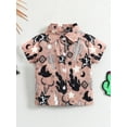 thumbnail image 2 of Coduop Toddler Baby Boy Button Down Shirt Short Sleeve T-Shirt Tops Western Tee 0-3 Years, 2 of 9