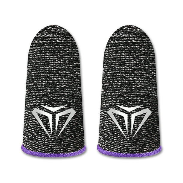 Matsuzay 5 pares de fundas para dedos para juegos de teléfonos móviles, guantes antideslizantes sensibles a prueba de sudor, fundas de fibra Type11 NO11