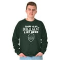 thumbnail image 5 of Funny Alien UFO Believers Sarcastic Sweatshirt for Men or Women Brisco Brands S, 5 of 6