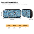 thumbnail image 6 of Yuyamidu Shark Backpack for School Boys with Lunch Bag 4th Grade Blue Camo Book Bag for Girls 6-8 Kids Bookbag and Lunch Tote Pencil Case Water Bottle Bag Primary School Bags Set of 4, 6 of 7