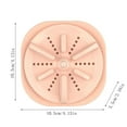 thumbnail image 3 of Zxsyw Mini Portable Washing Machine for Home, Small Turbine Washer for Underwear, Foldable Lazy Man Cleaner, 3 of 5