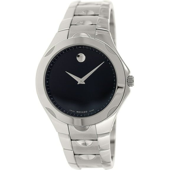Movado Men's Luno 0606378 Black Stainless-Steel Swiss Quartz Watch