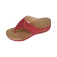 thumbnail image 2 of Willtoo Orthopedic Casual Sandals for Women Arch Support Summer Flat Sandals Wide Non Slip Slip on Hiking Shoes Vacation Beach 2026 New Orthopedic Shoes, 2 of 6
