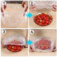 thumbnail image 4 of Cubierta desechable de plástico para alimentos, tapa elástica para frutas, cuencos, tazas, almacenamiento de cocina, bolsa de ahorro de mantenimiento fresco, 500 piezas, 4 of 5