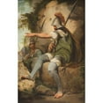 thumbnail image 2 of John Hamilton Mortimer 11x14 Black Ornate Wood Framed Double Matted Museum Art Print Titled: Bandit Taking Up His Post (Between 1773 and 1779), 2 of 5