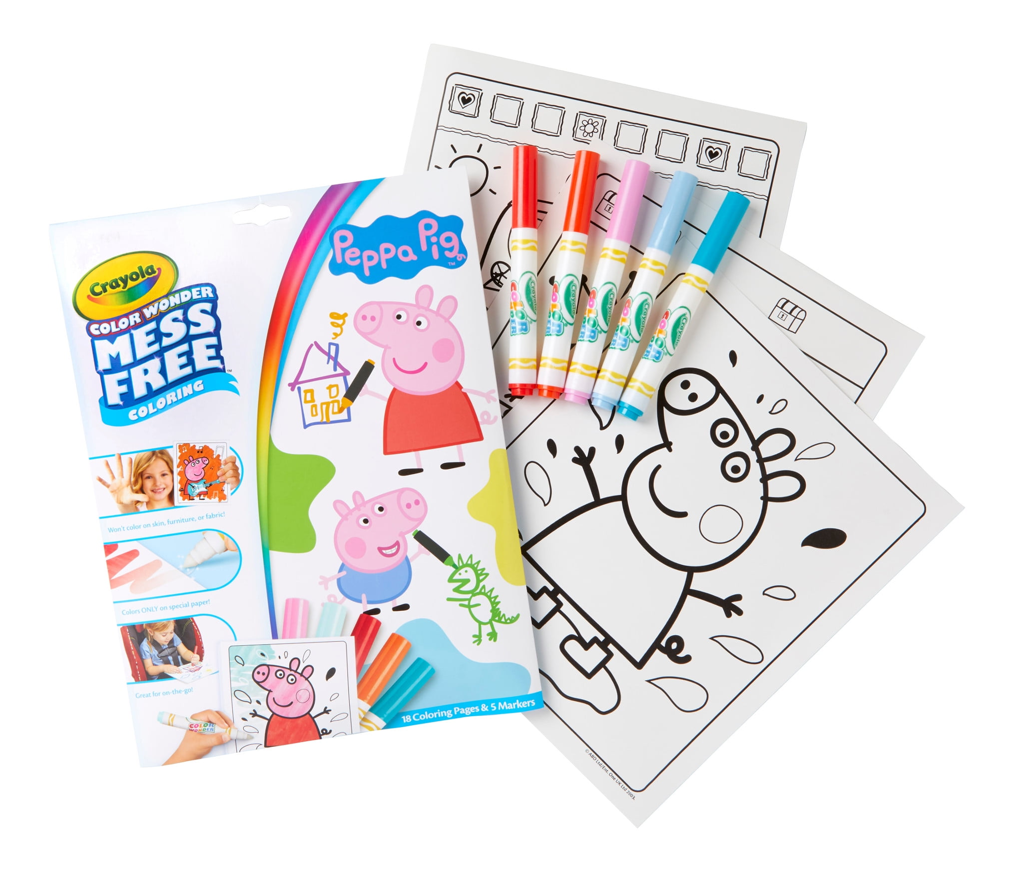 9PC Peppa Pig Coloring Book Kit Washable Markers Drawing Activities Set For  Kids, 1 - Harris Teeter
