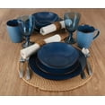 thumbnail image 6 of Pfaltzgraff® Pierce Blue 16-Piece Dinnerware Set Stoneware, 6 of 12