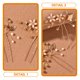 thumbnail image 3 of unbranded 2Ud Horquillas Estilo Chino Doradas Para Moños Femenina Para Bodas Y Ocasiones Formales, 3 of 8