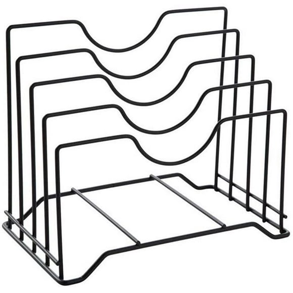Kitchenware Organizer Shelf, Metal Iron Kitchen Shelf Plates Pot