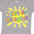 thumbnail image 4 of Inktastic I Love My Big Brother Sun and Rainbow Letters Boys or Girls Baby Bodysuit, 4 of 5
