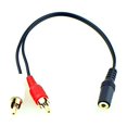 thumbnail image 2 of Mobutofu 1Pack Y Cable 3 5mm Stereo Female To 2 X Male Adapter Copper Wire For Audio Cables, 2 of 4